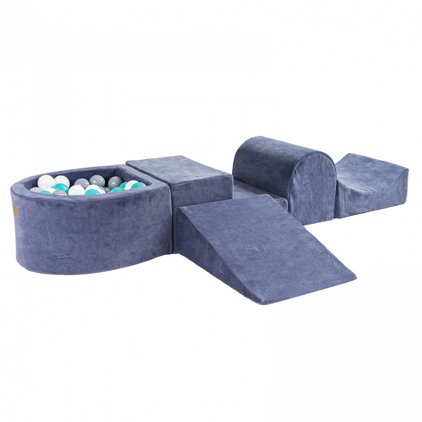 Blue Grey Activity Play Set with Ball Pool & Balls