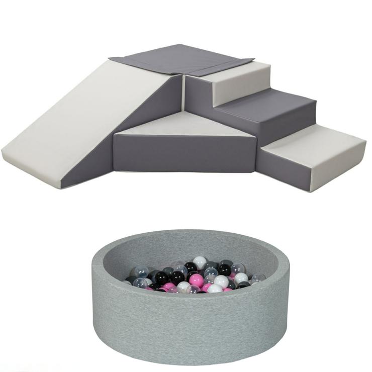 Step Slide Round Ball Pool 300 Balls – Soft Play You