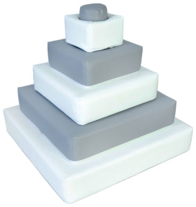 Stacking Pyramid Tower - White/Grey Express