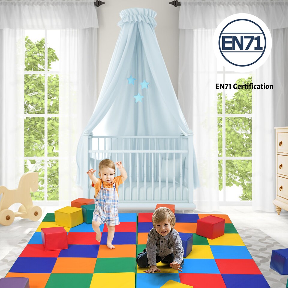 Floor Foldable Mat - Multi-Colour