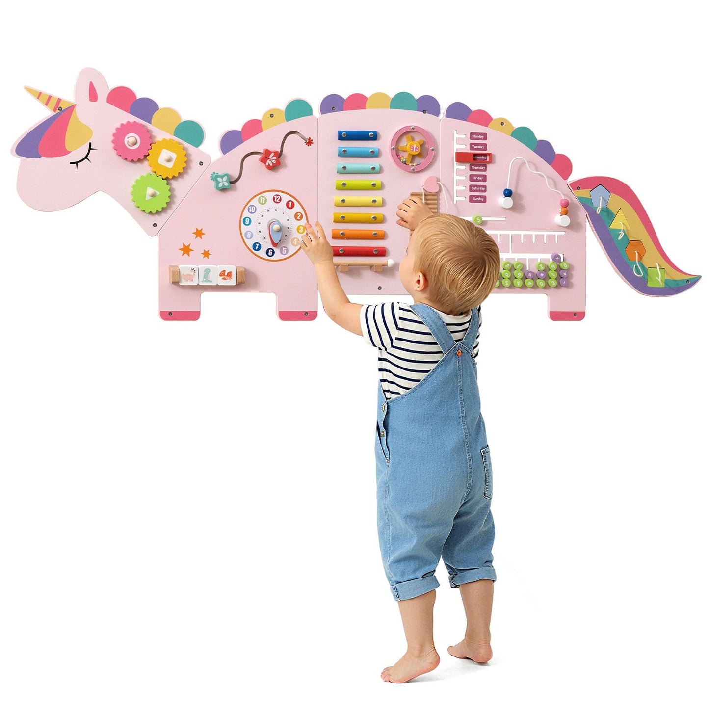 Unicorn Montessori Wall Busy Board