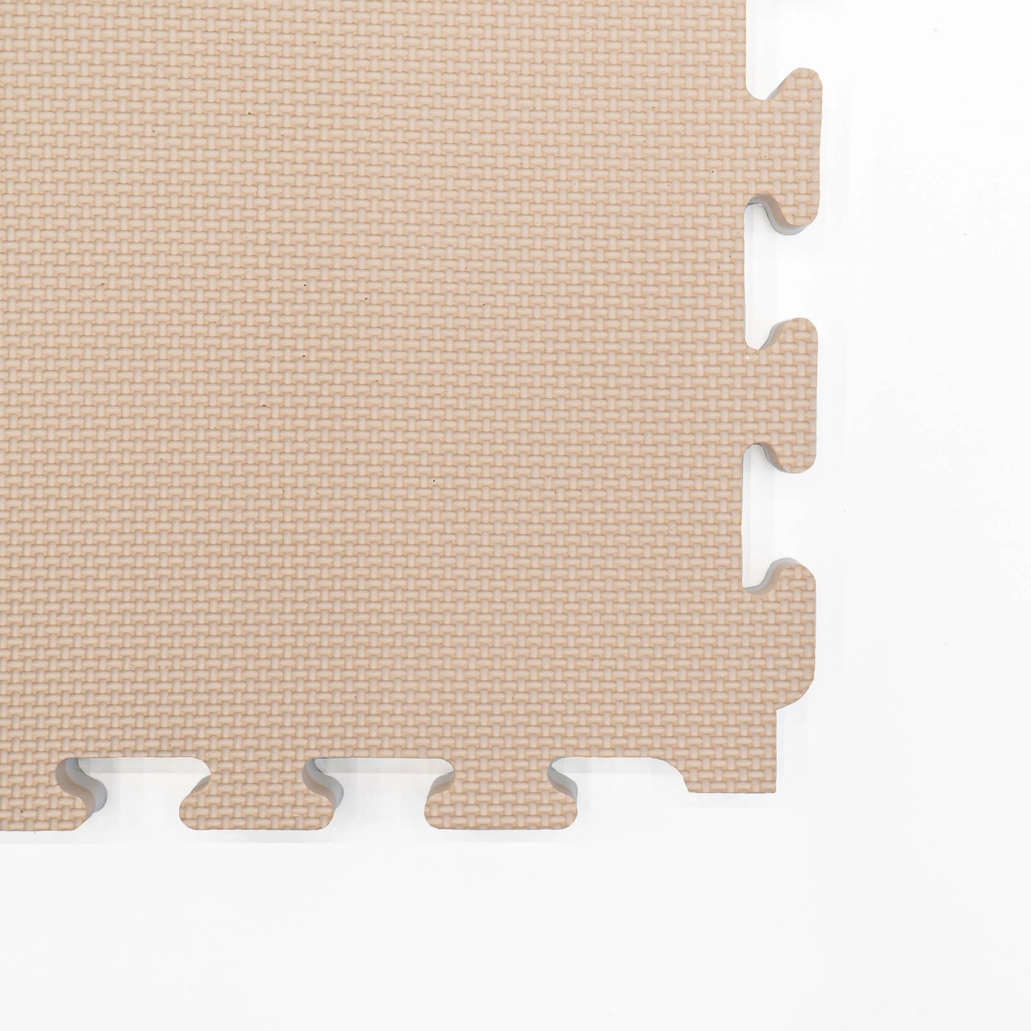 Puzzle Interlocking Mat -  Beige / Dark Beige