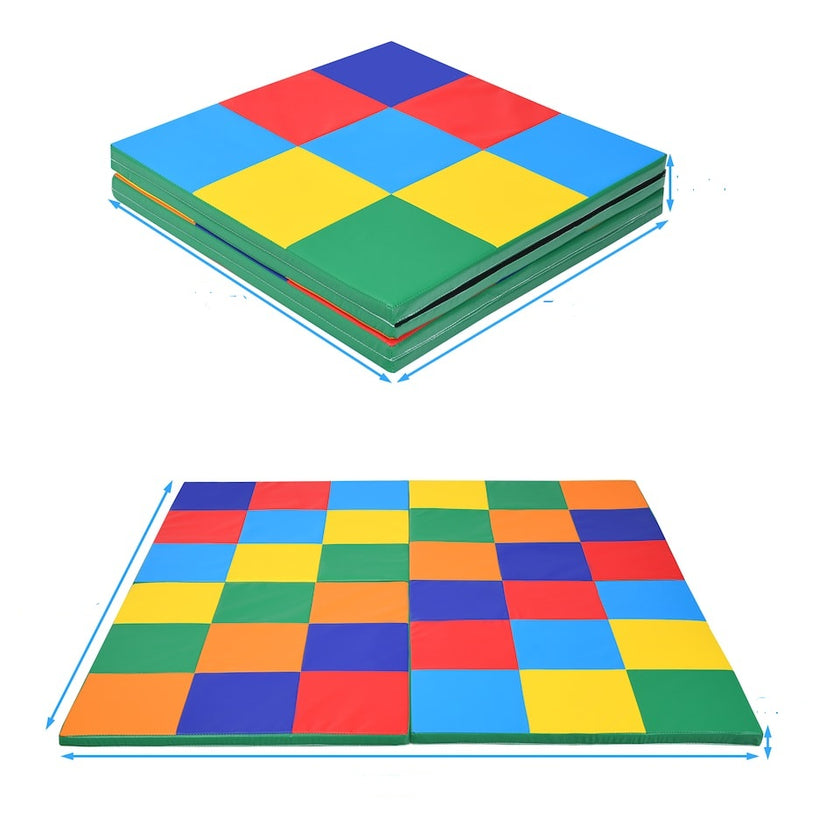 Floor Foldable Mat - Multi-Colour