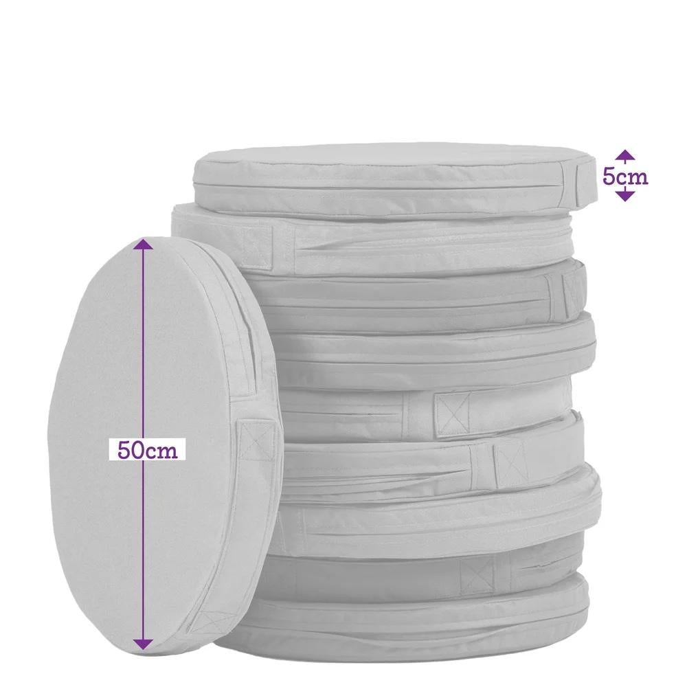 Set of 10 Carry Cushions with Storage Bag