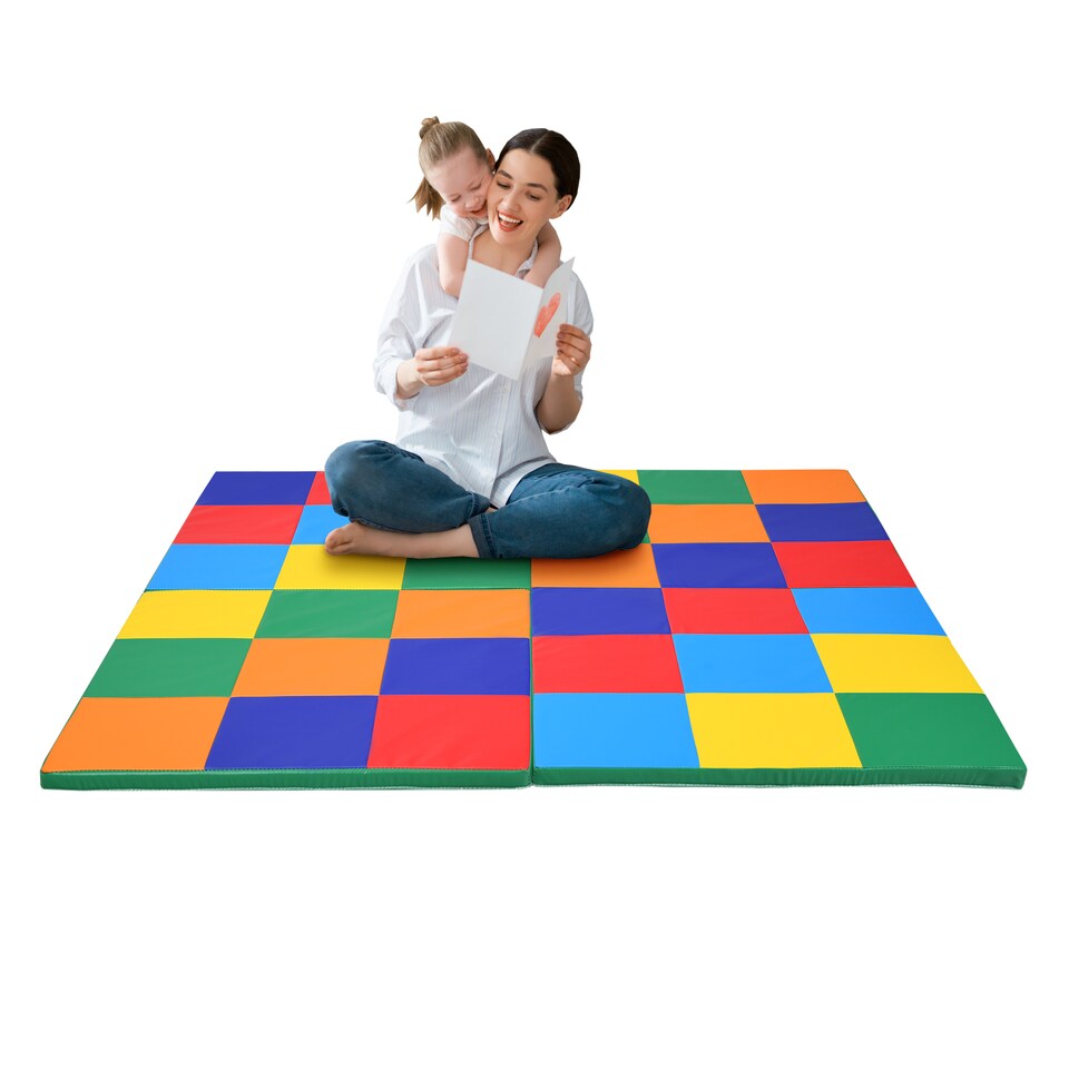 Floor Foldable Mat - Multi-Colour