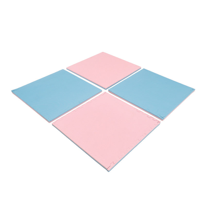 Puzzle Interlocking Mat -  Pink/Blue
