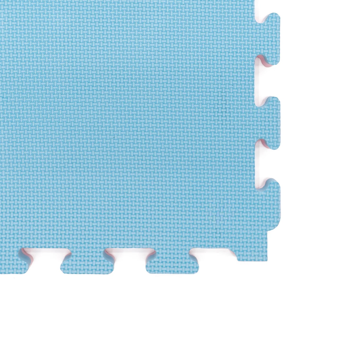 Puzzle Interlocking Mat -  Pink/Blue