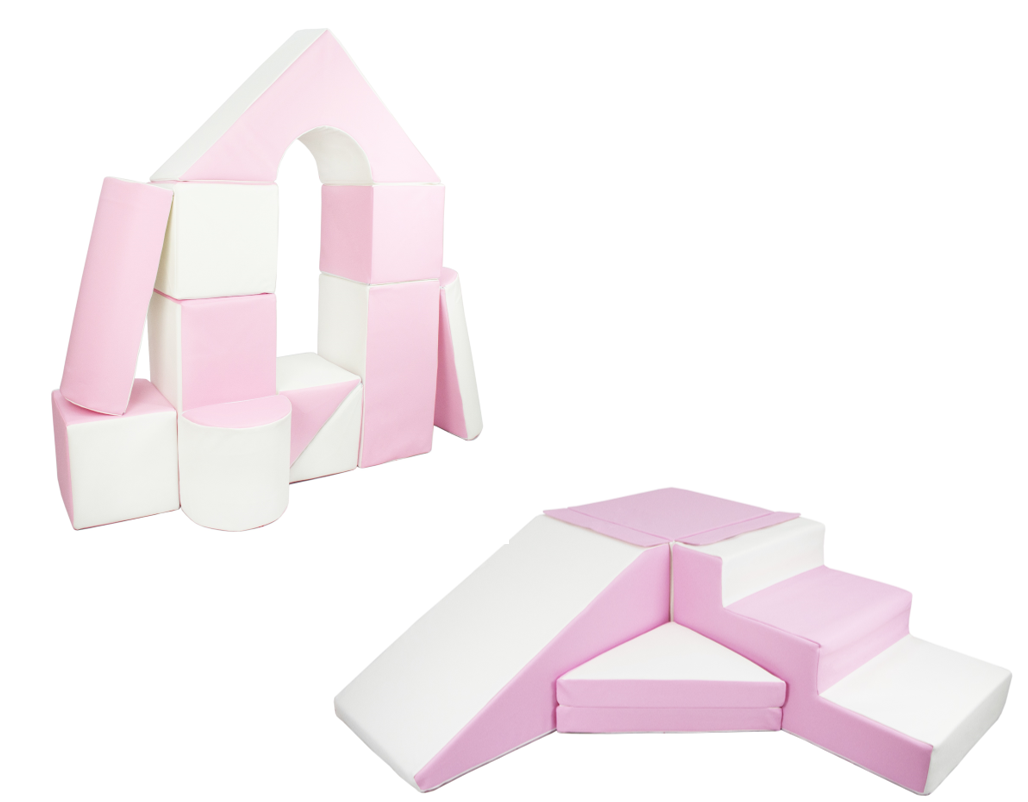 soft play pastel pink