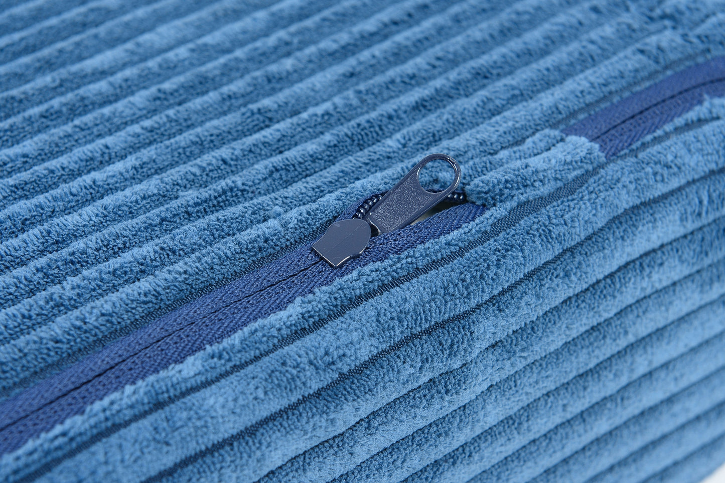 soft play sofa nugget blue cord