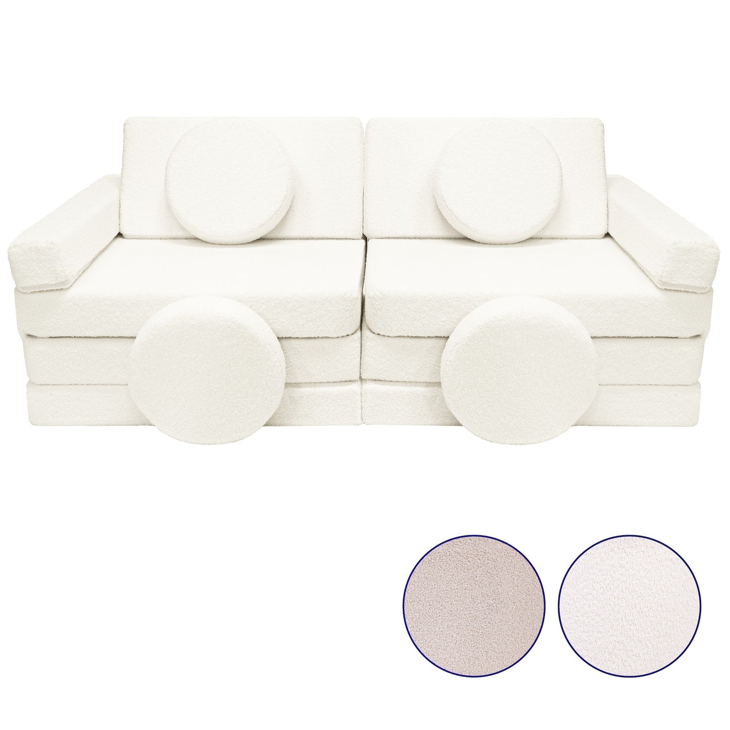 Boucle Soft Play Couch Sofa Extra - Colour Options
