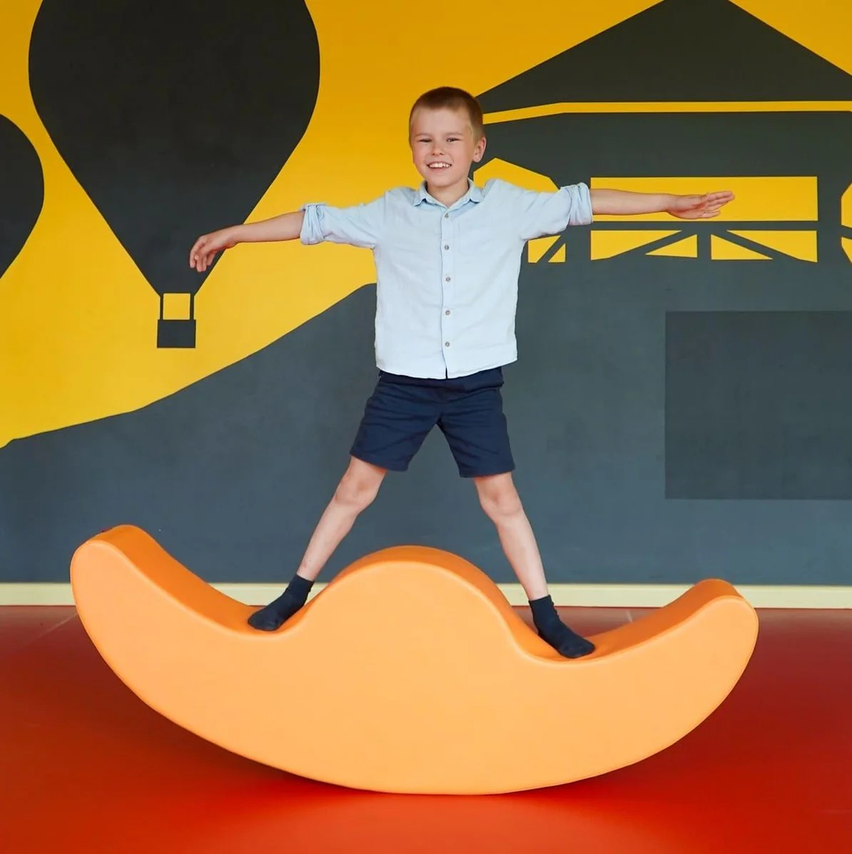 Double Long Rocker - Orange